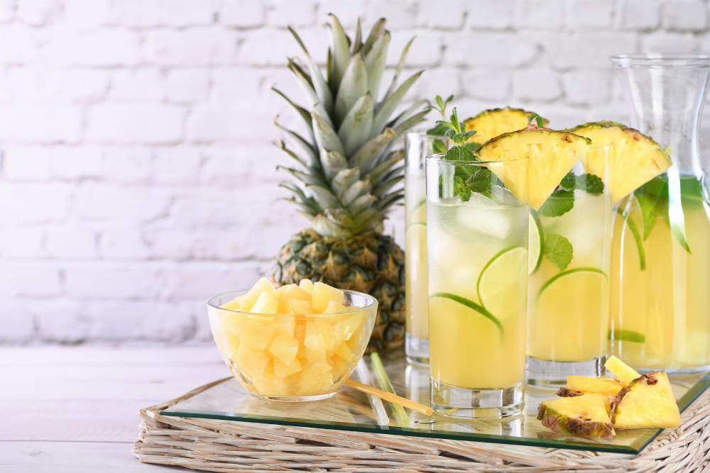 Delicioso mojito de piña